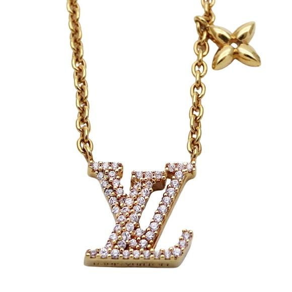 LOUIS VUITTON Gold Necklace - Picture 5 of 12